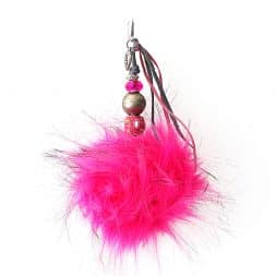 Fuchsia Bohemian Pompom